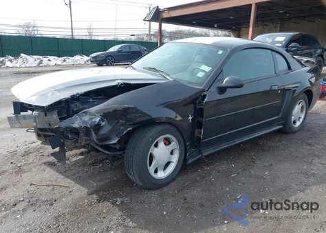 2002 Ford Mustang z USA, uszkodzony, nr VIN 1FAFP40482F140612